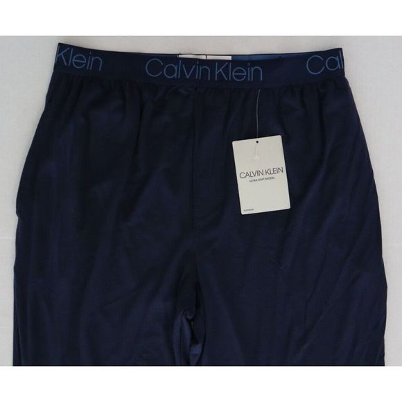 Calvin Klein NM1662403 Men's Sz M Blue Shadow Ultra-Soft Modal Lounge Pants - Picture 5 of 8